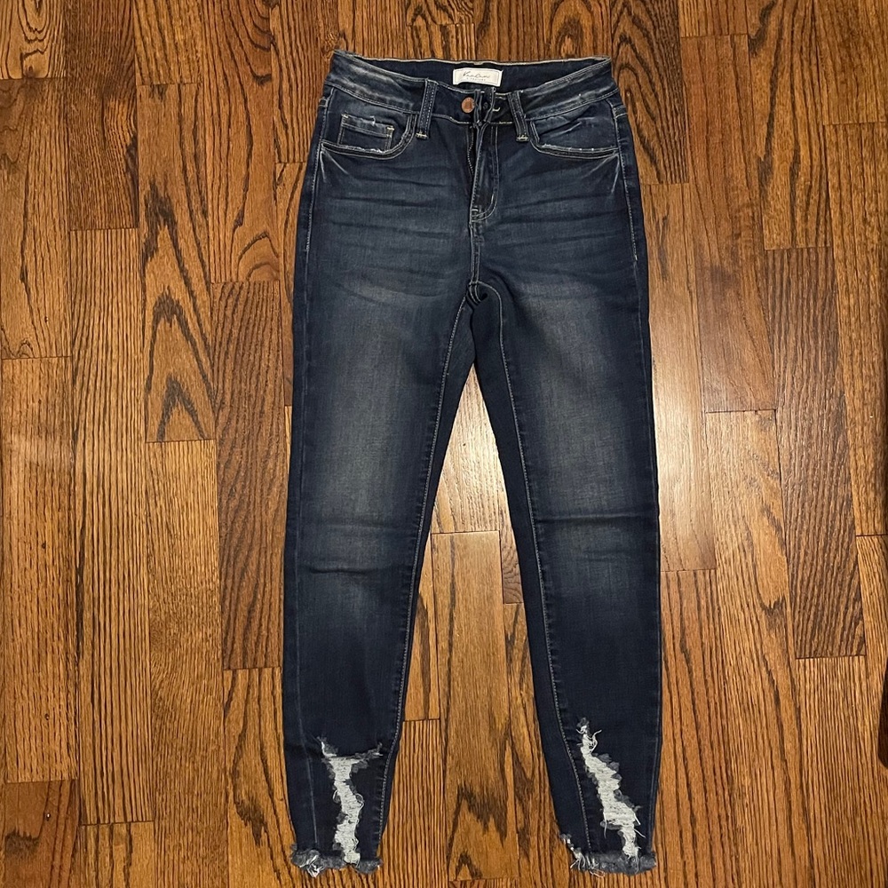 Kancan jeans kid rise ankle skinny